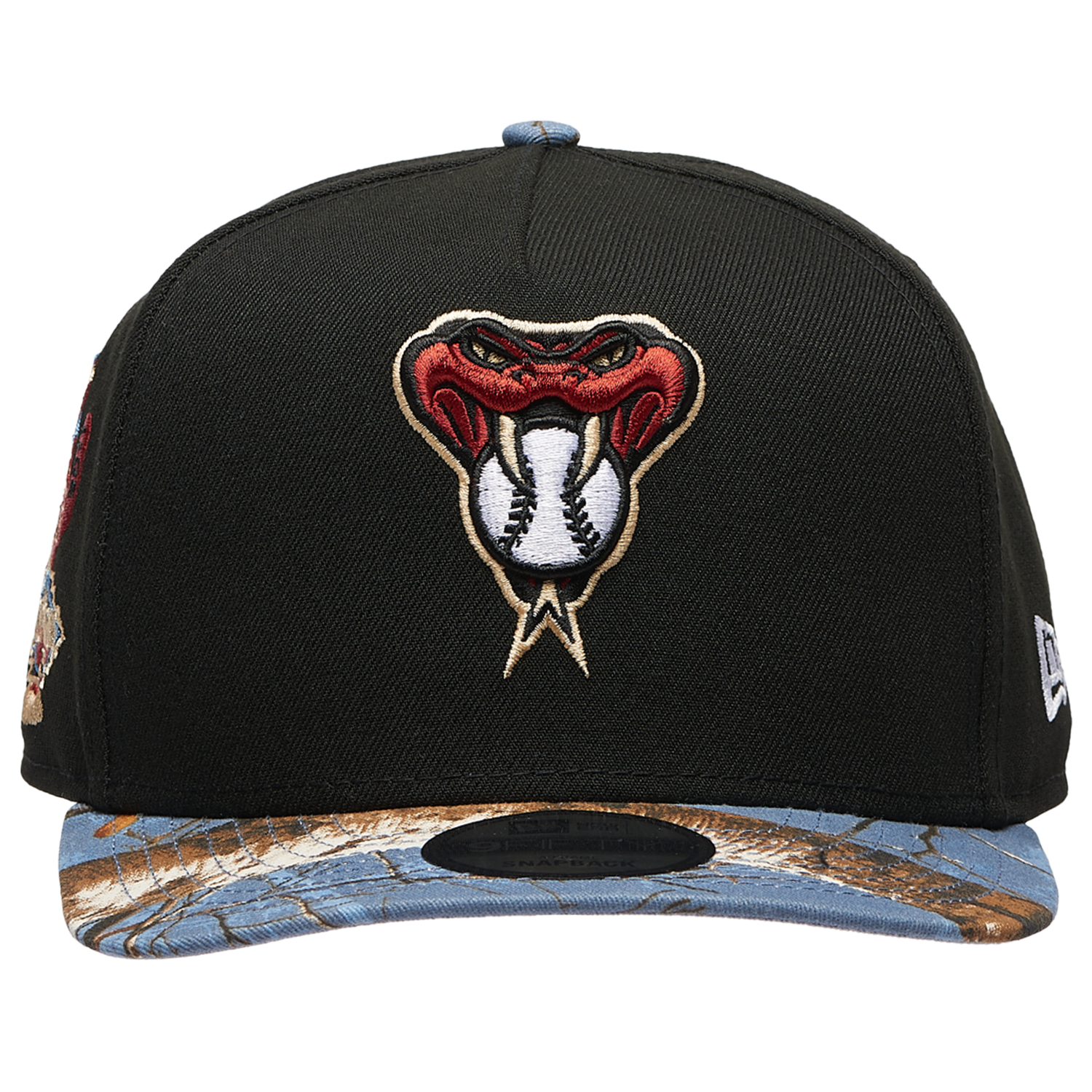 New Era Diamondbacks 950AF RealTree Blue Cap - Men's - Black/Realtree Camo