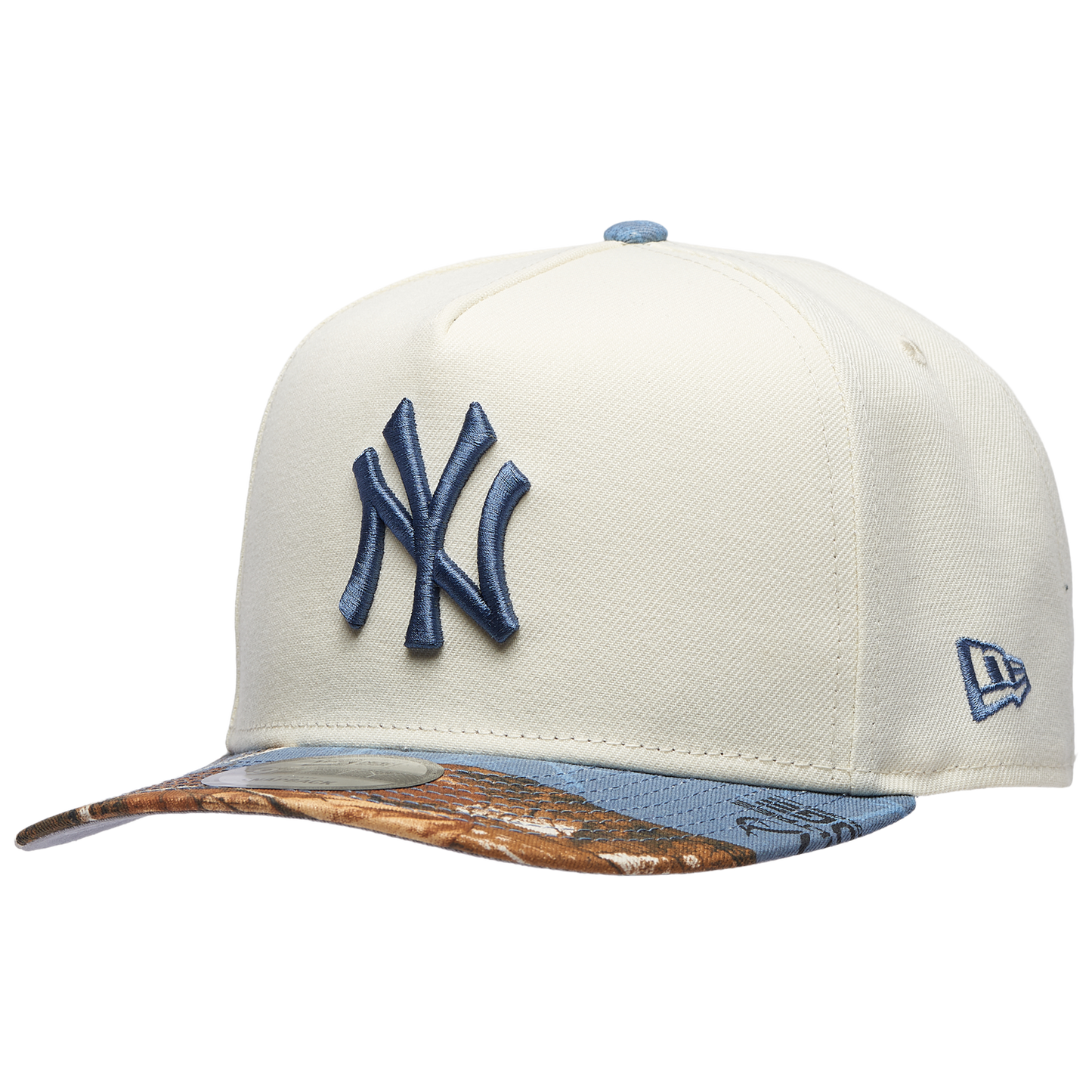 New Era Yankees 950AF RealTree Blue Cap - Men's - Chrome/Realtree Camo