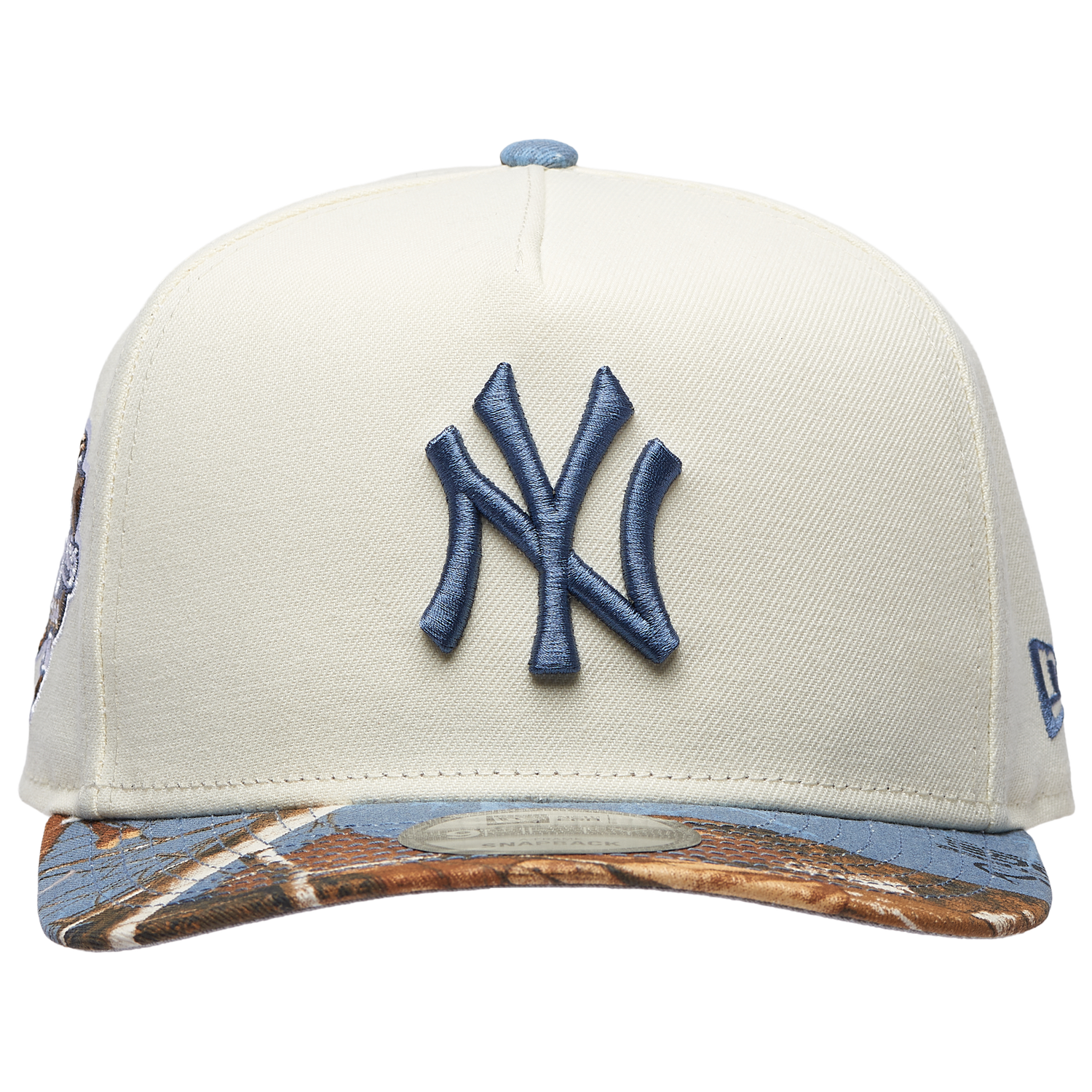 New Era Yankees 950AF RealTree Blue Cap - Men's - Chrome/Realtree Camo