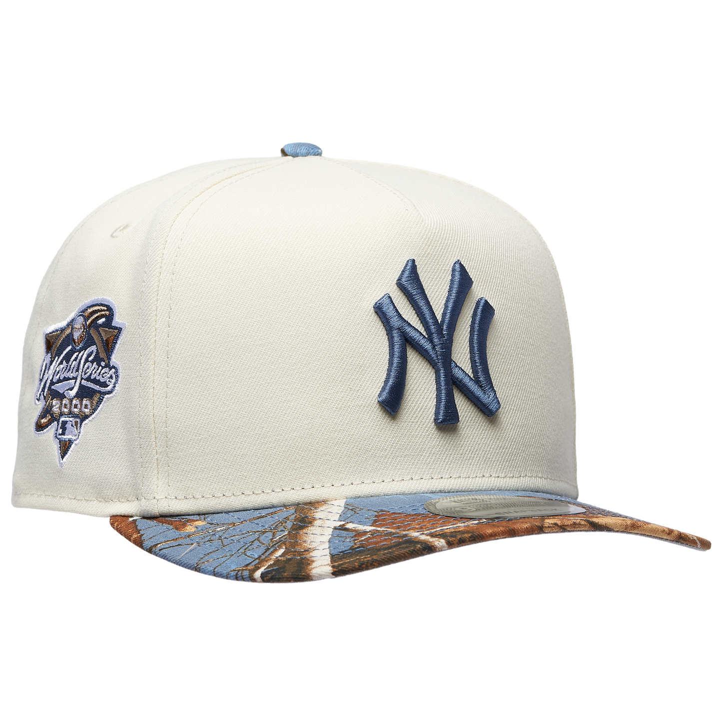 New Era Yankees 950AF RealTree Blue Cap - Men's - Chrome/Realtree Camo