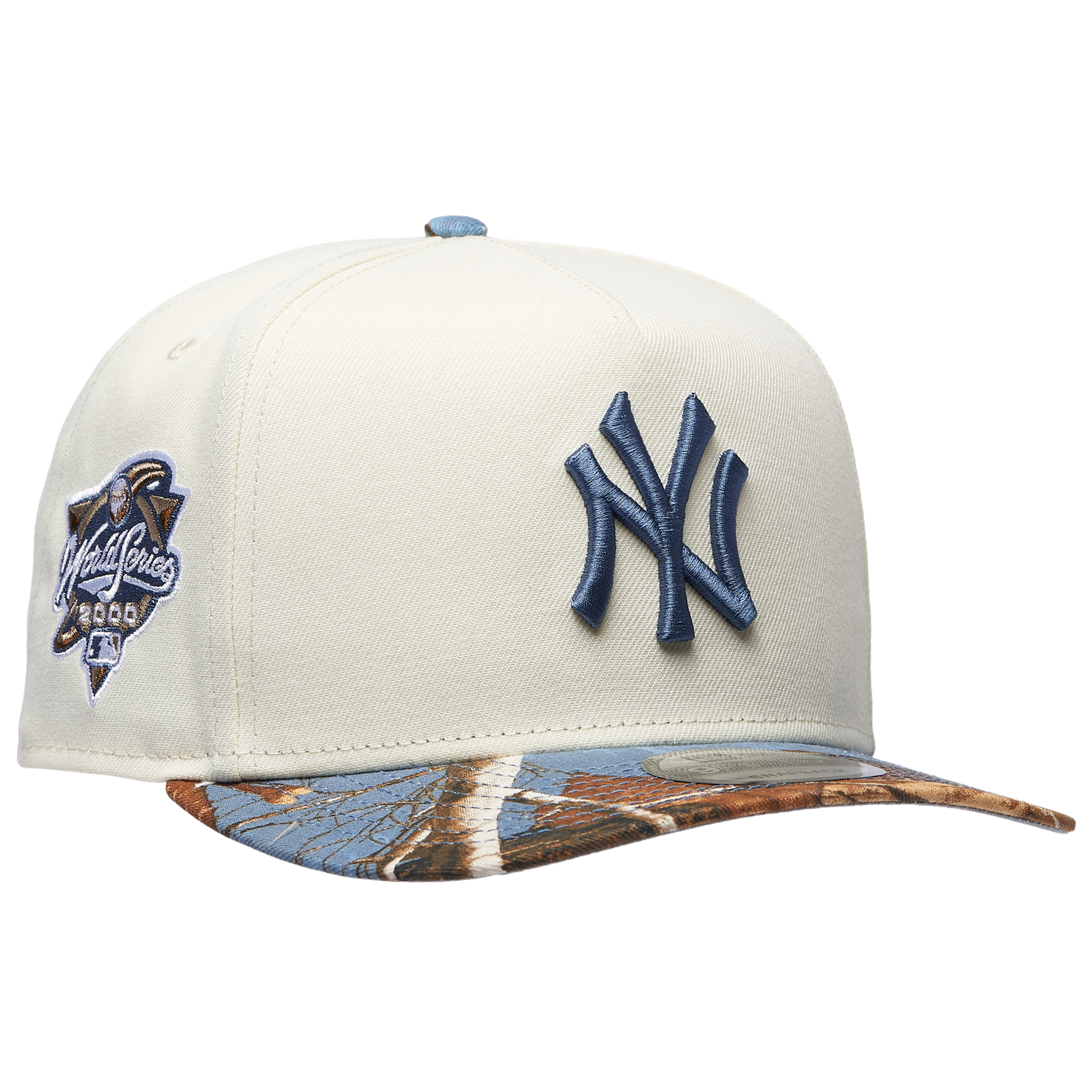 New Era Yankees 950AF RealTree Blue Cap - Men's - Chrome/Realtree Camo