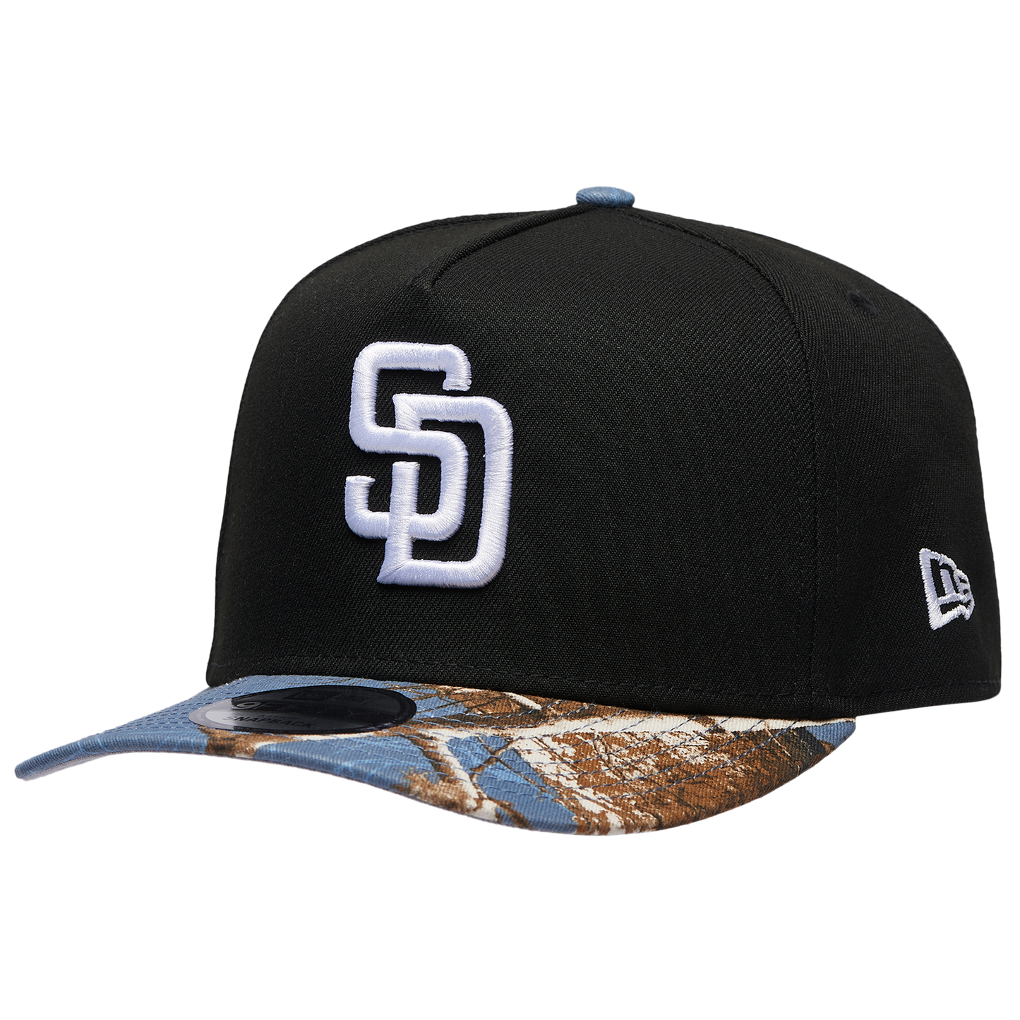 New Era Padres 950AF RealTree Blue Cap - Men's - Black/Realtree Camo