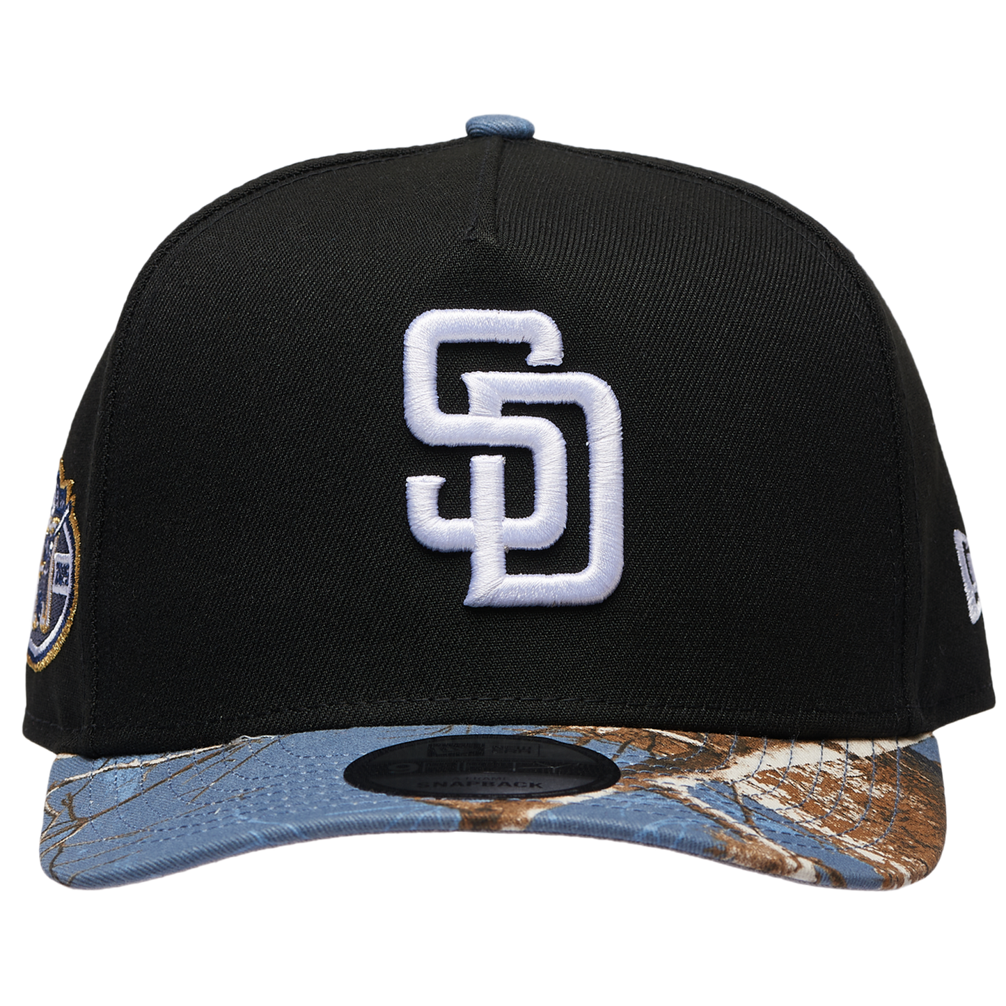 New Era Padres 950AF RealTree Blue Cap - Men's - Black/Realtree Camo