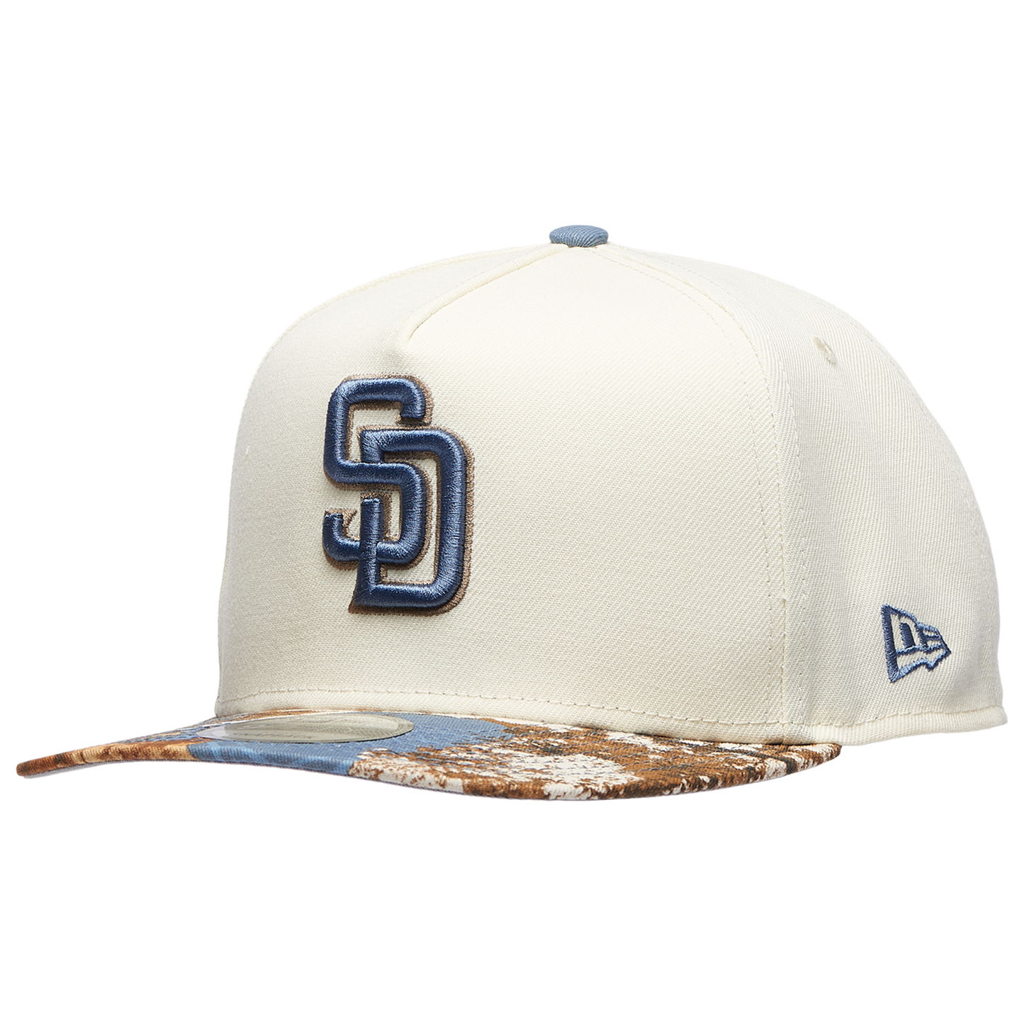 New Era Padres 950AF RealTree Blue Cap - Men's - Chrome/Realtree Camo