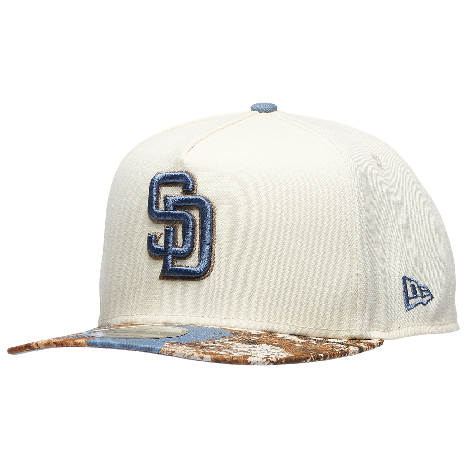 New Era Padres 950AF RealTree Blue Cap - Men's - Chrome/Realtree Camo