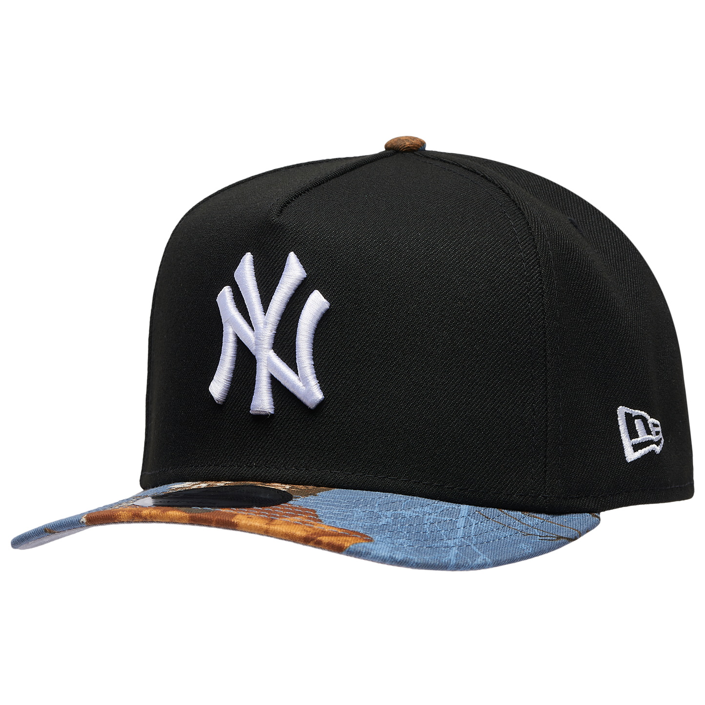 New Era Yankees 950AF RealTree Blue Cap - Men's - Realtree Camo/Black