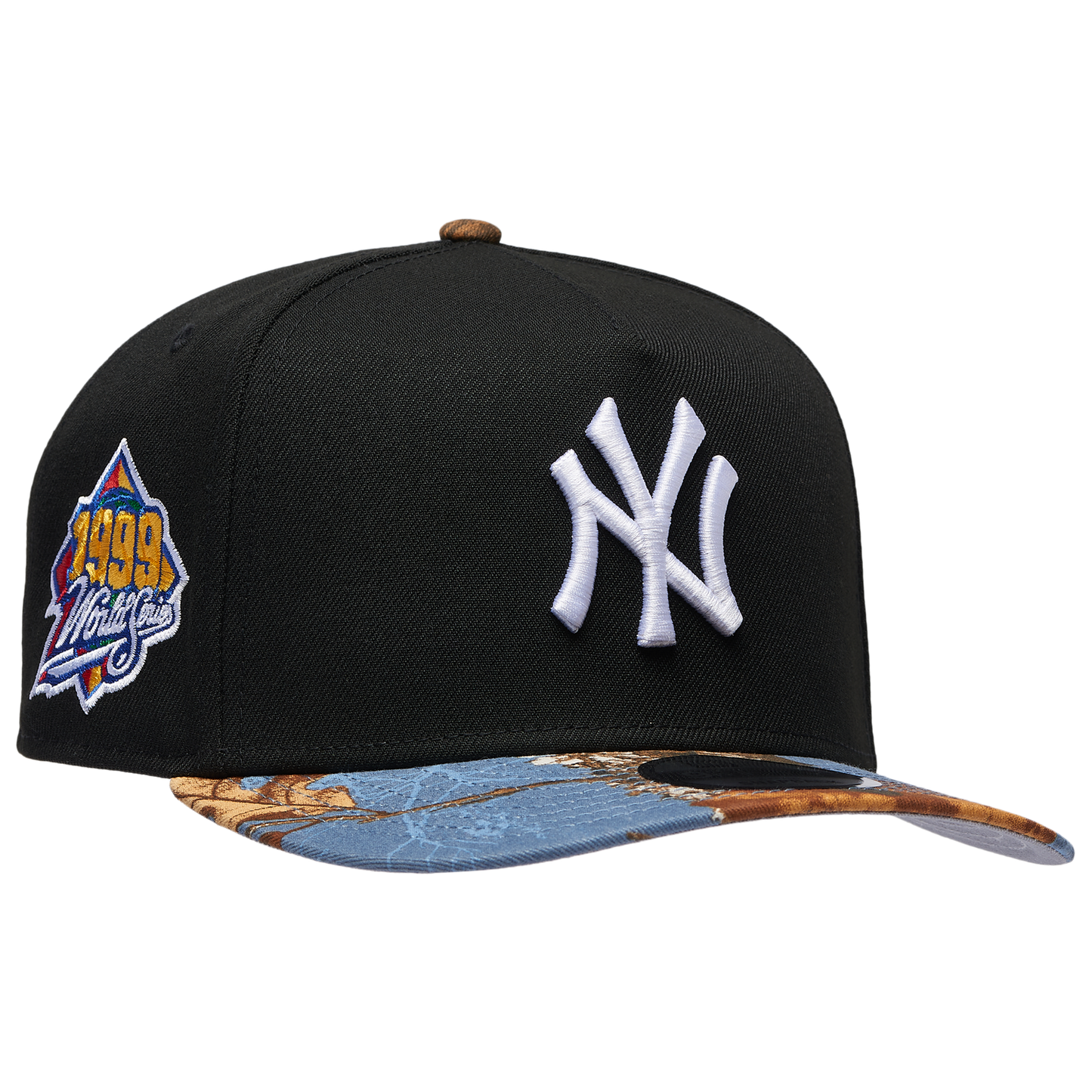 New Era Yankees 950AF RealTree Blue Cap - Men's - Realtree Camo/Black