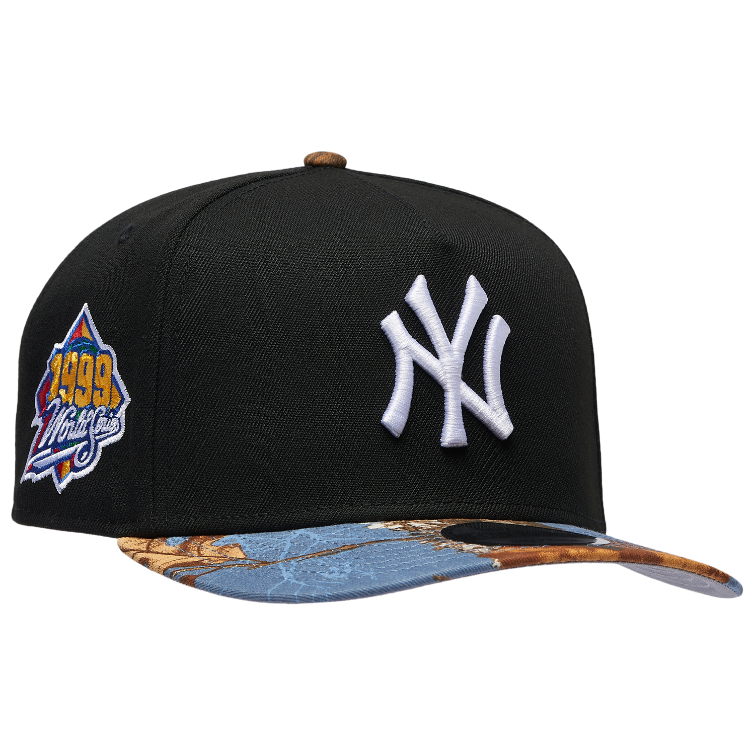 New Era Yankees 950AF RealTree Blue Cap - Men's - Realtree Camo/Black