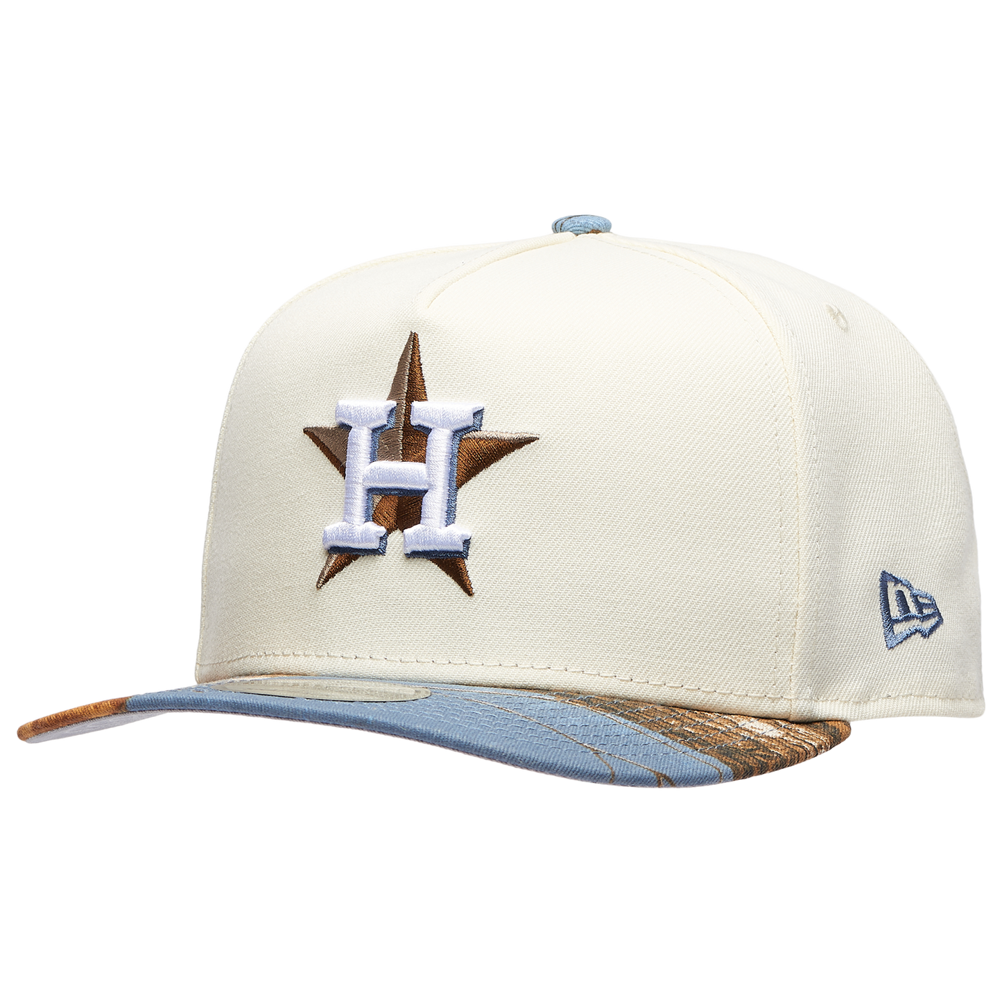 New Era Astros 950AF RealTree Blue Cap - Men's - Chrome/Realtree Camo