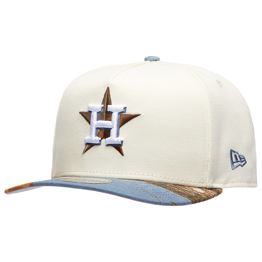 New Era Astros 950AF RealTree Blue Cap - Men's - Chrome/Realtree Camo