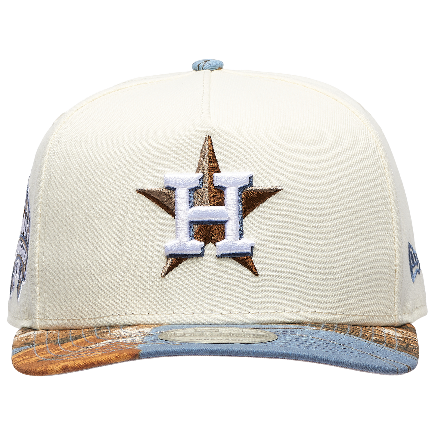 New Era Astros 950AF RealTree Blue Cap - Men's - Chrome/Realtree Camo