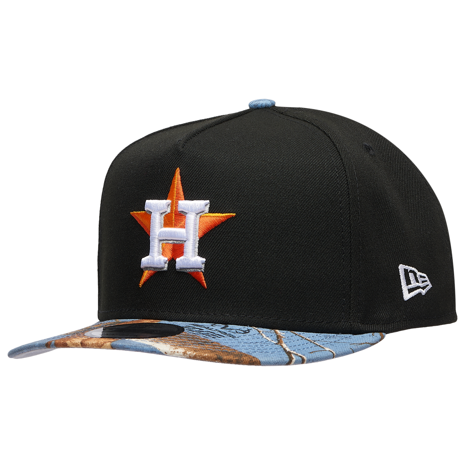 New Era Astros 950AF RealTree Blue Cap - Men's - Black/Realtree Camo