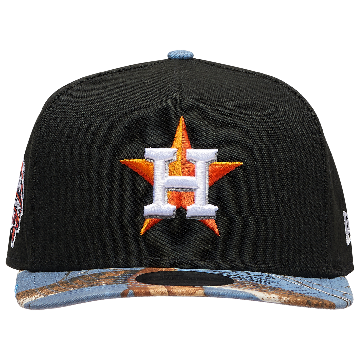 New Era Astros 950AF RealTree Blue Cap - Men's - Black/Realtree Camo