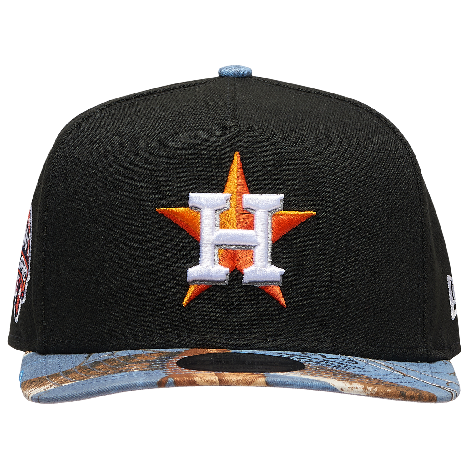 New Era Astros 950AF RealTree Blue Cap - Men's - Black/Realtree Camo