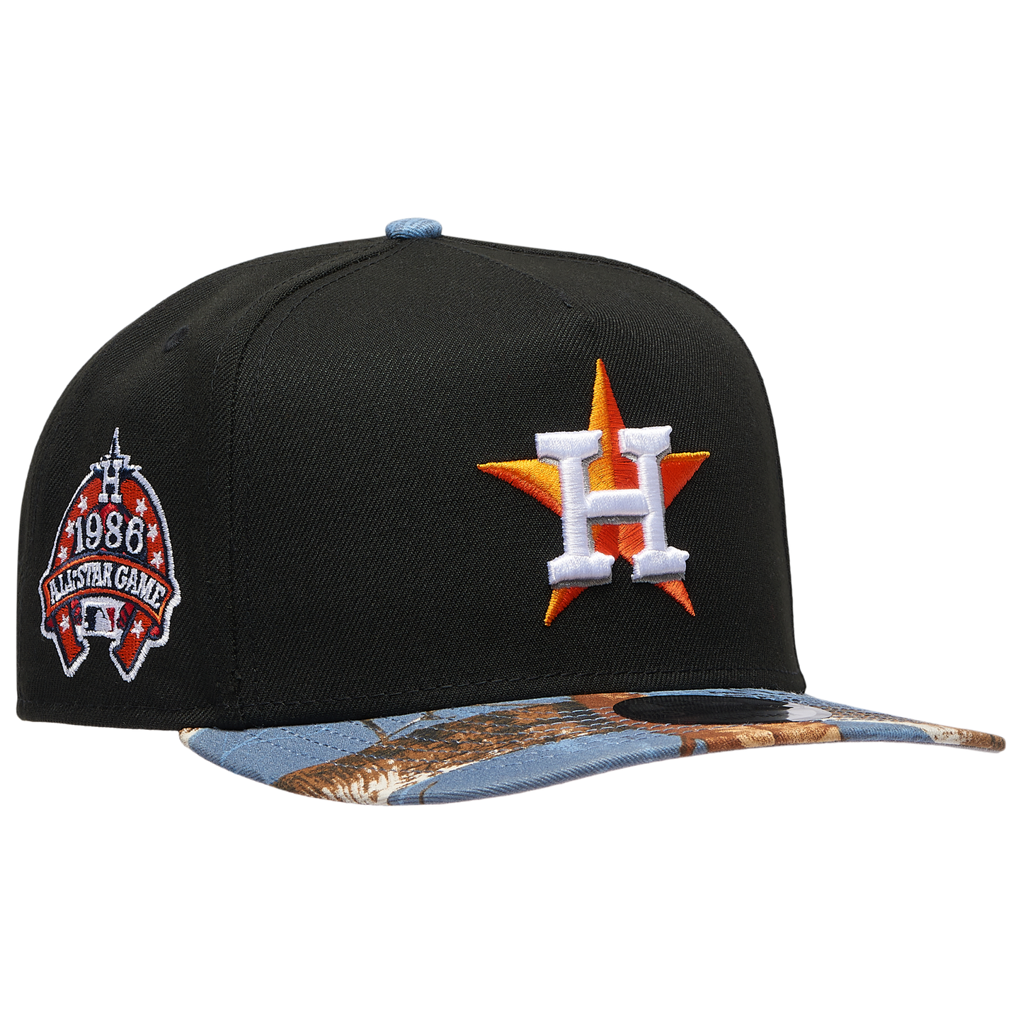 New Era Astros 950AF RealTree Blue Cap - Men's - Black/Realtree Camo