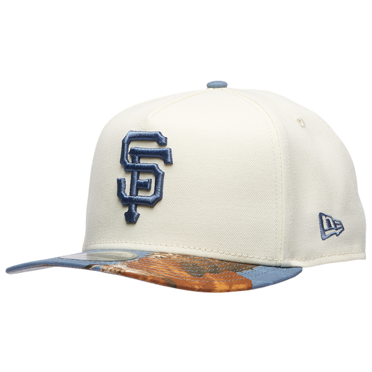 New Era Giants 950AF RealTree Blue Cap - Men's - Chrome/Realtree Camo