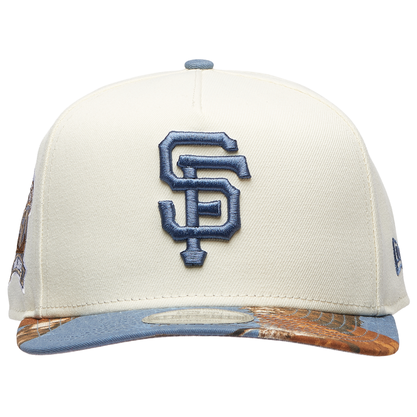 New Era Giants 950AF RealTree Blue Cap - Men's - Chrome/Realtree Camo