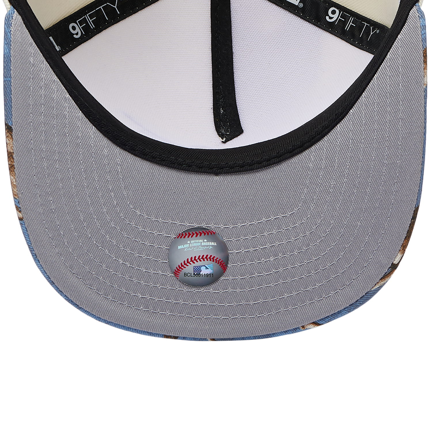 New Era Marlins 950AF RealTree Blue Cap - Men's - Chrome/Realtree Camo