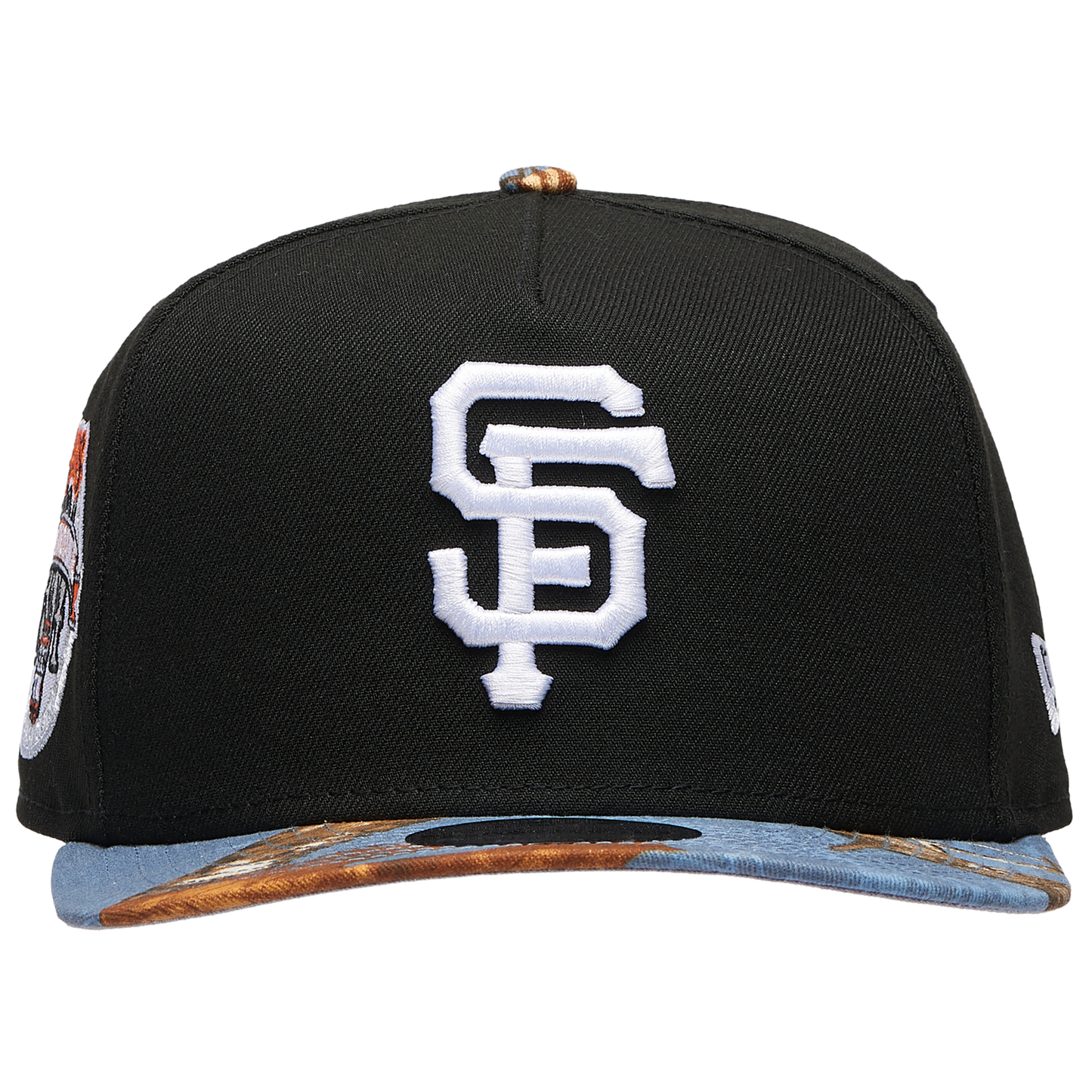 New Era Giants 950AF RealTree Blue Cap - Men's - Black/Realtree Camo