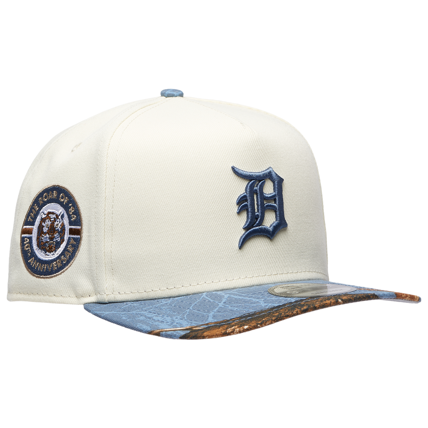 New Era Tigers 950AF RealTree Blue Cap - Men's - Chrome/Realtree Camo