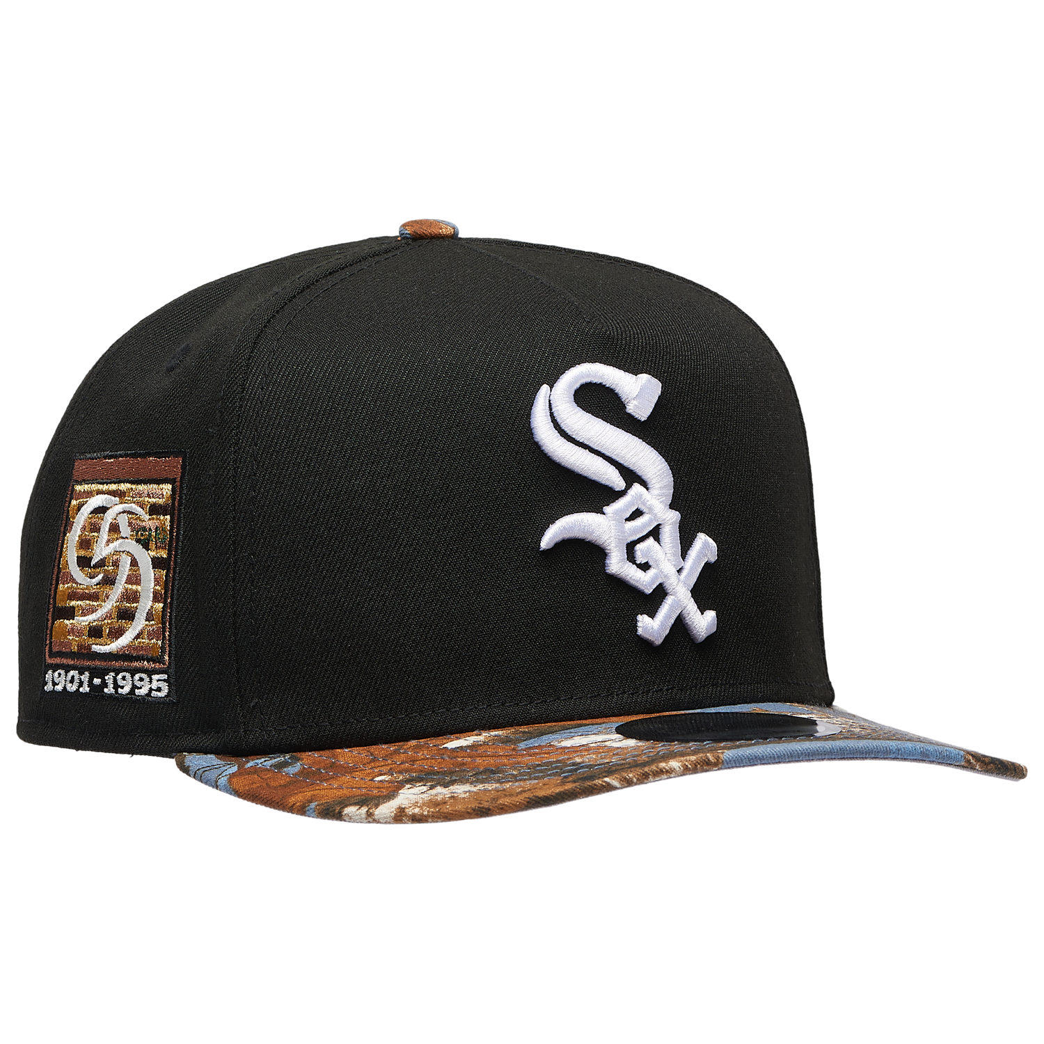 New Era White Sox 950AF RealTree Blue Cap - Men's - Black/Realtree Camo
