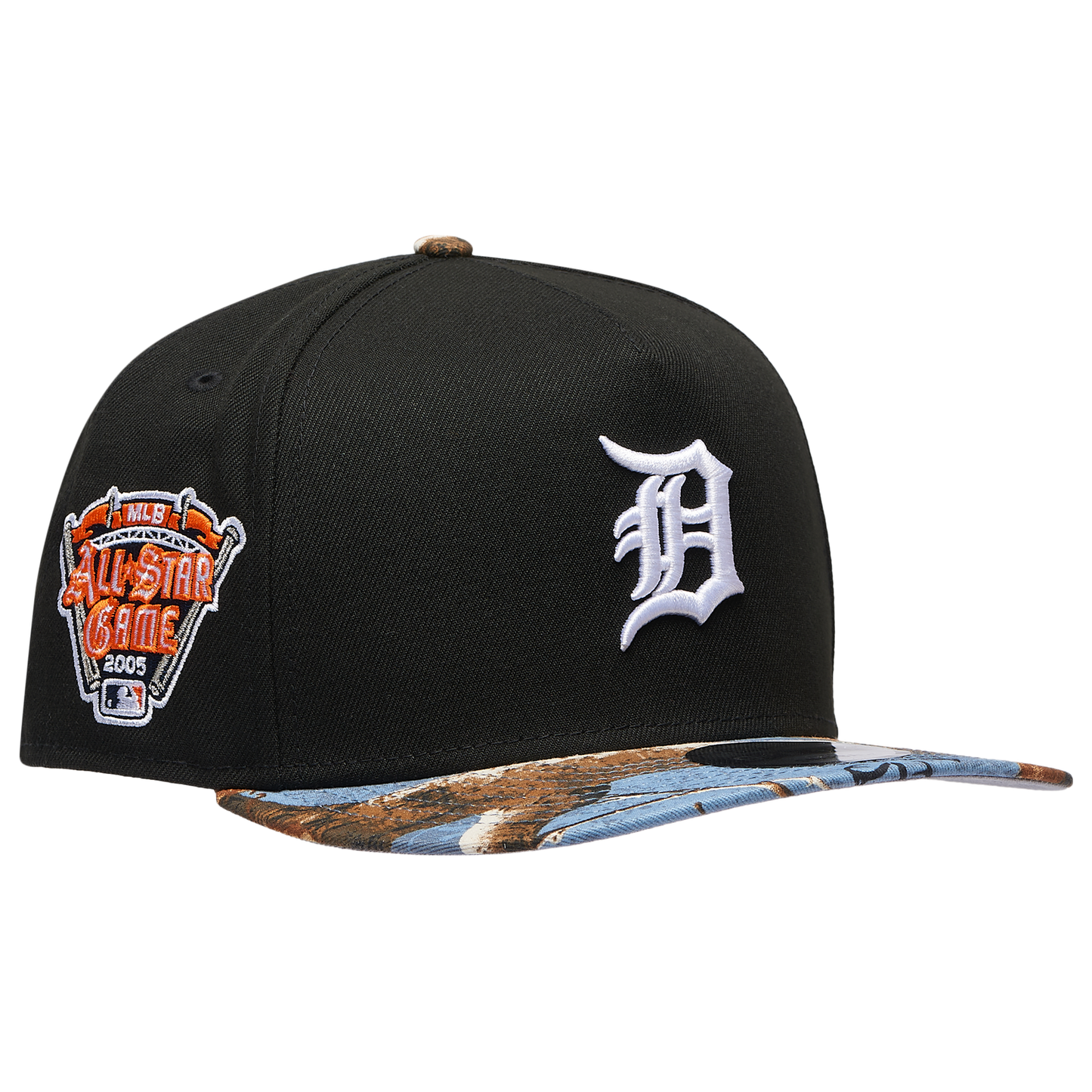 New Era Tigers 950AF RealTree Blue Cap - Men's - Black/Realtree Camo