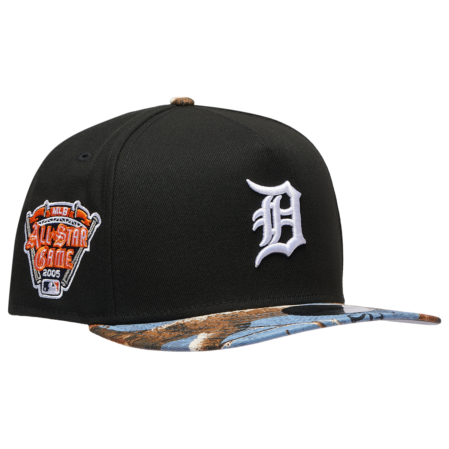New Era Tigers 950AF RealTree Blue Cap - Men's - Black/Realtree Camo