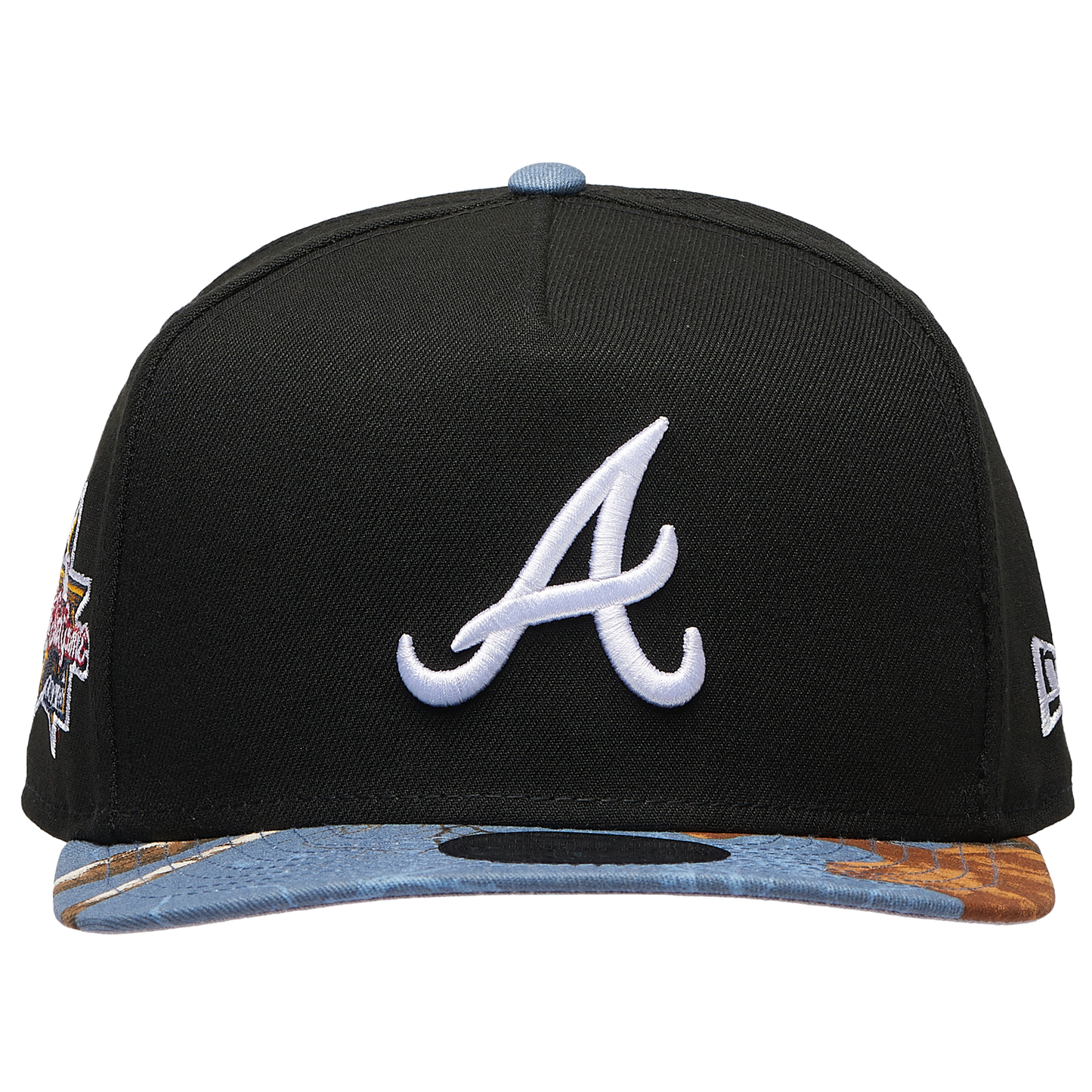 New Era Braves 950AF RealTree Blue Cap - Men's - Black/Realtree Camo