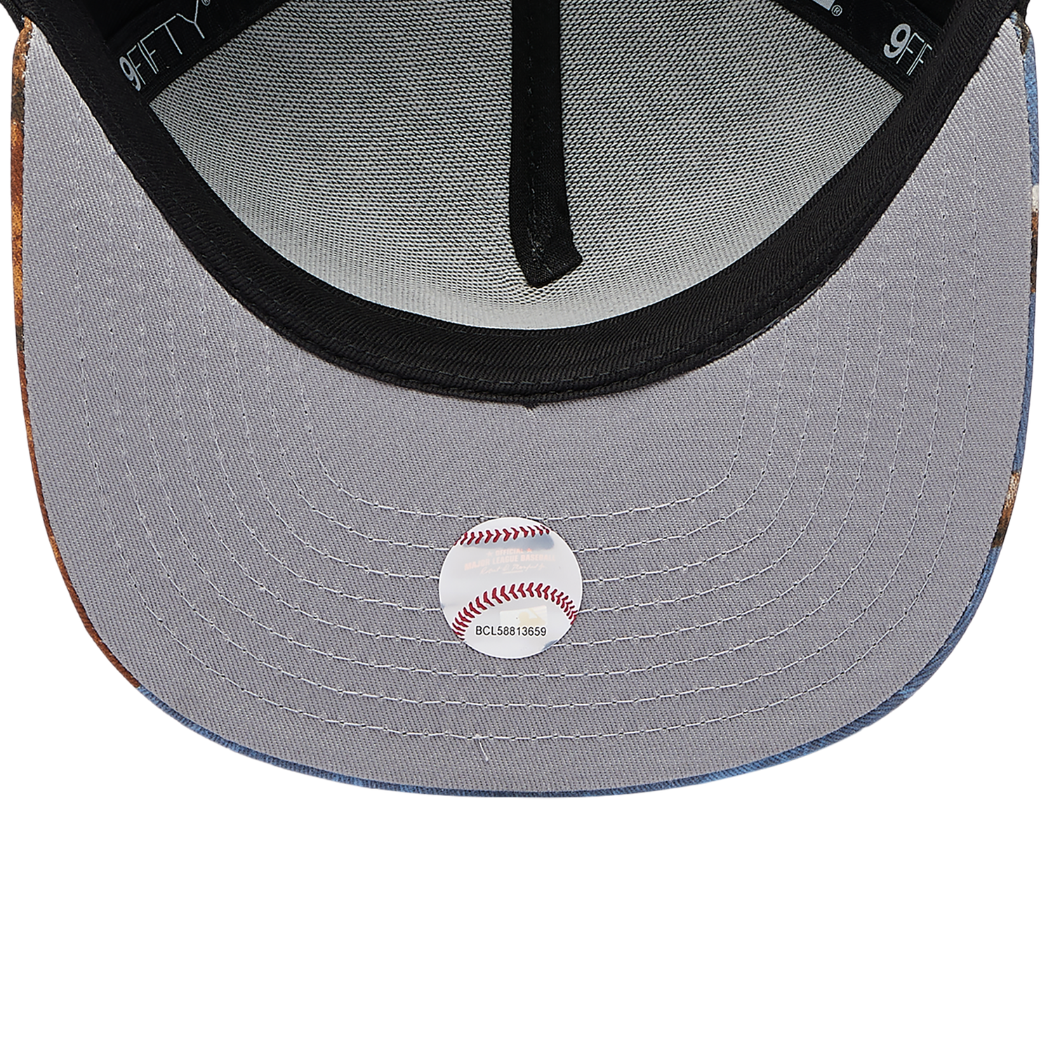 New Era Braves 950AF RealTree Blue Cap - Men's - Black/Realtree Camo