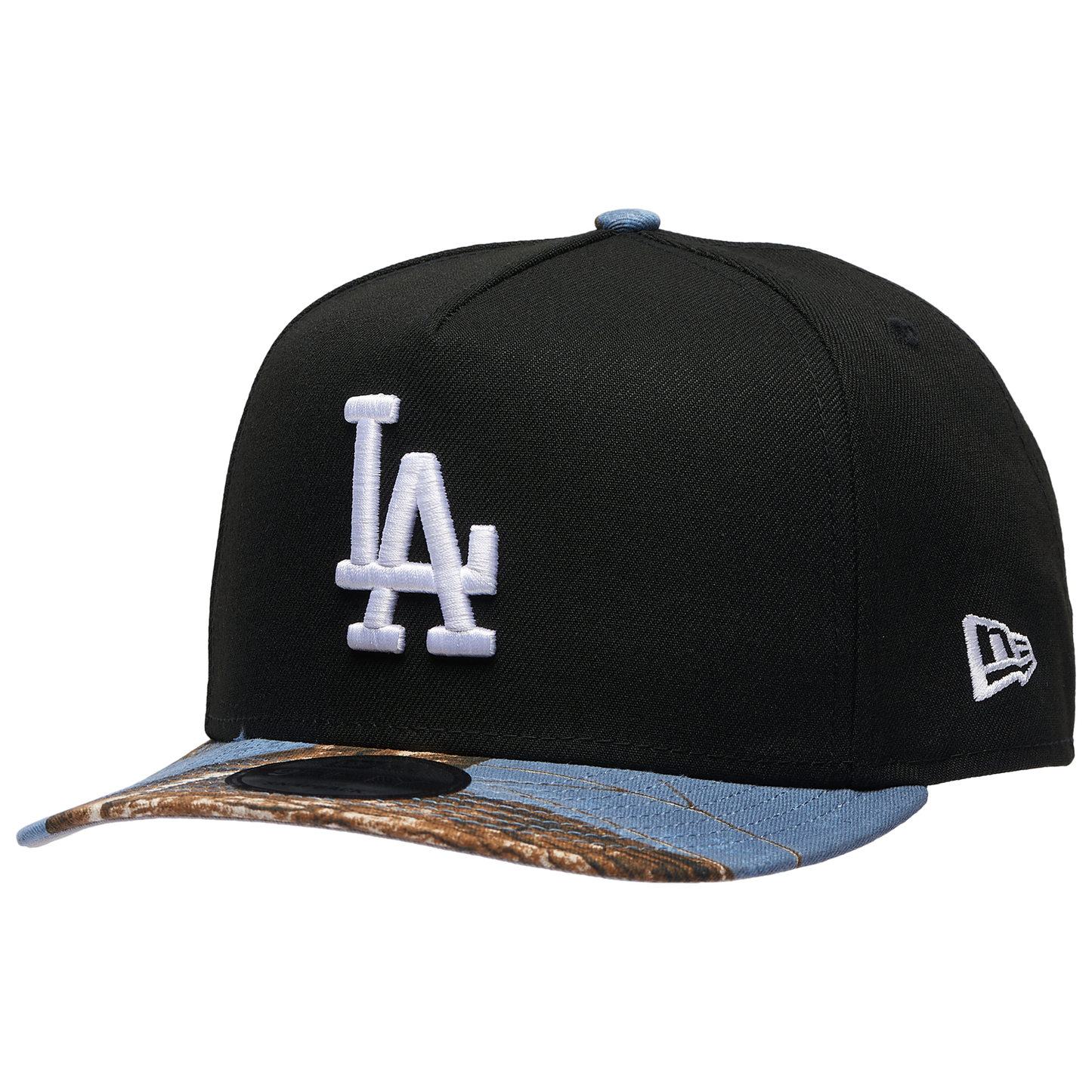 New Era Dodgers 950AF RealTree Blue Cap - Men's - Black/Realtree Camo