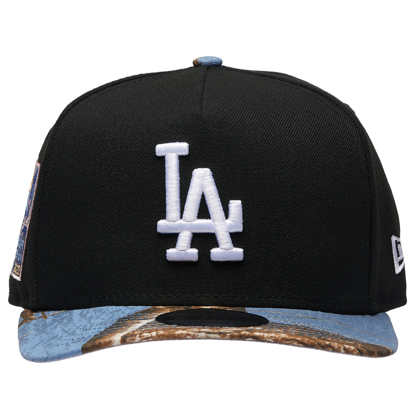 New Era Dodgers 950AF RealTree Blue Cap - Men's - Black/Realtree Camo