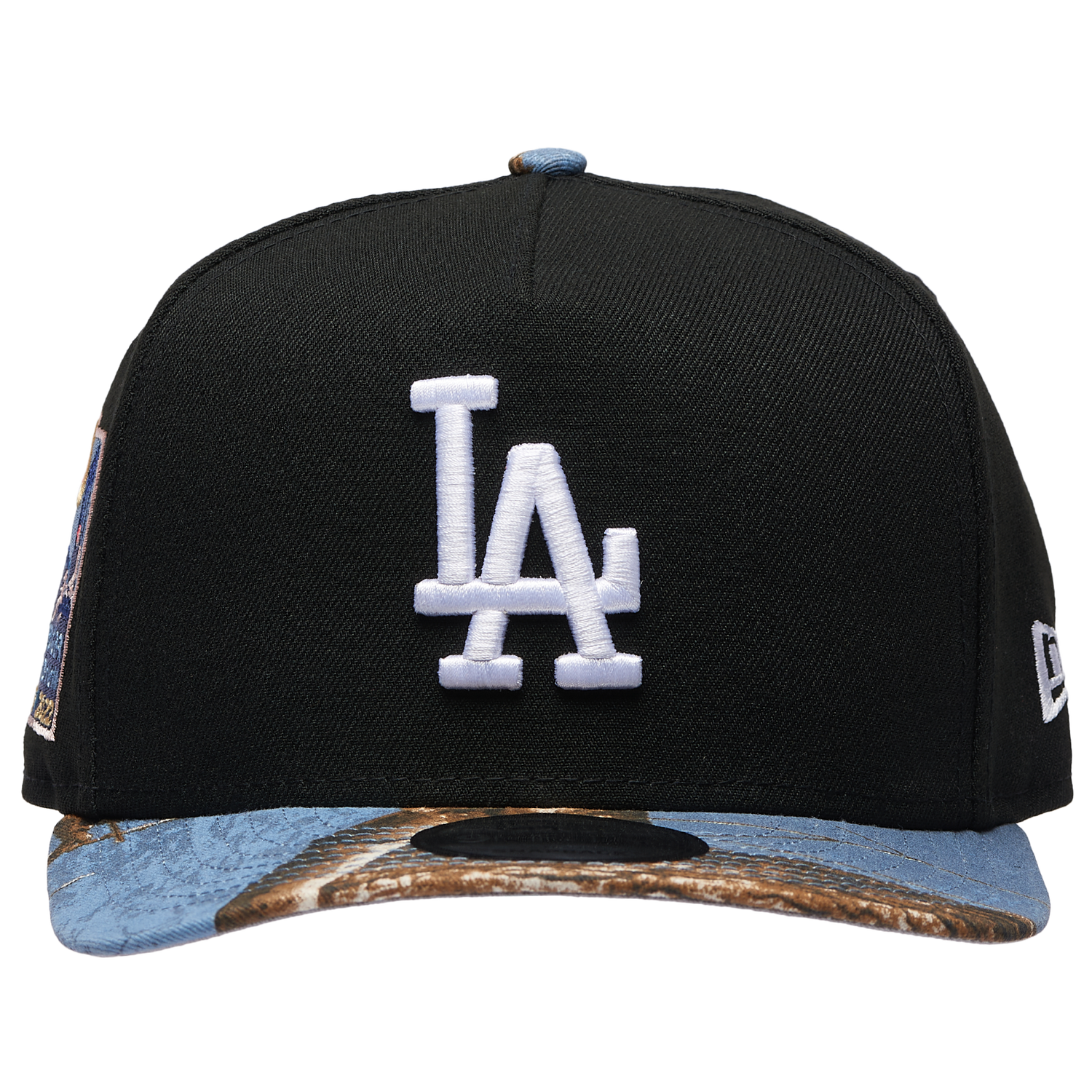 New Era Dodgers 950AF RealTree Blue Cap - Men's - Black/Realtree Camo