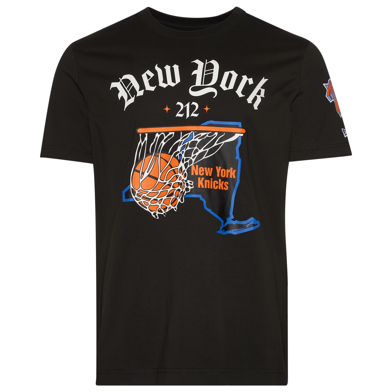 New Era Knicks Eastern Conference Graphic T-Shirt - Men's - Black (60945562)