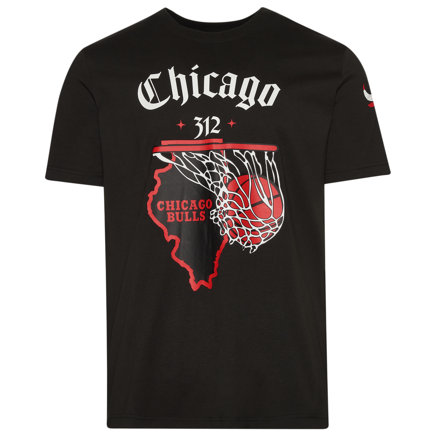 New Era Bulls Short Sleeve T-Shirt - Men's - Black