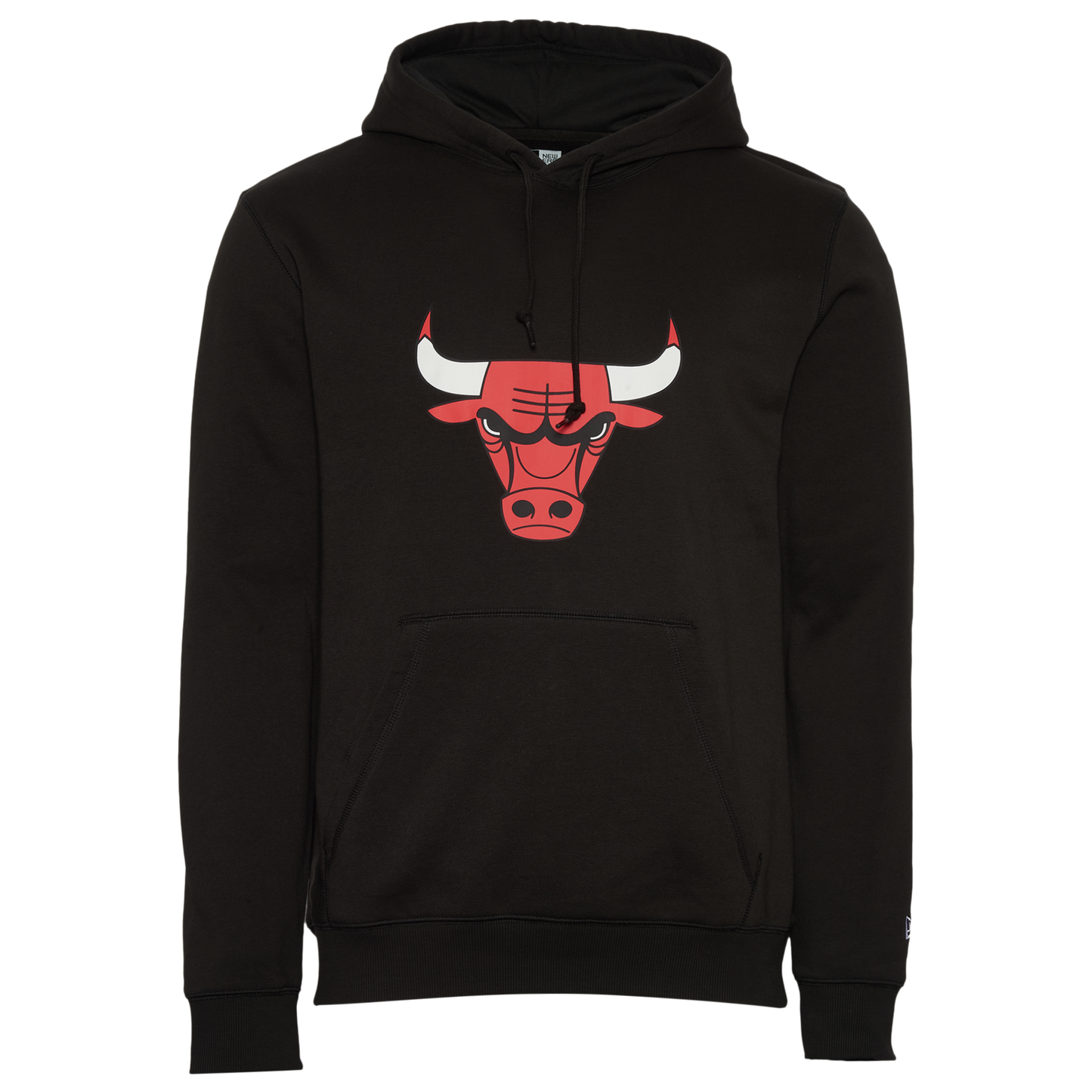 New Era Bulls Pullover Hoodie - Men's - Black