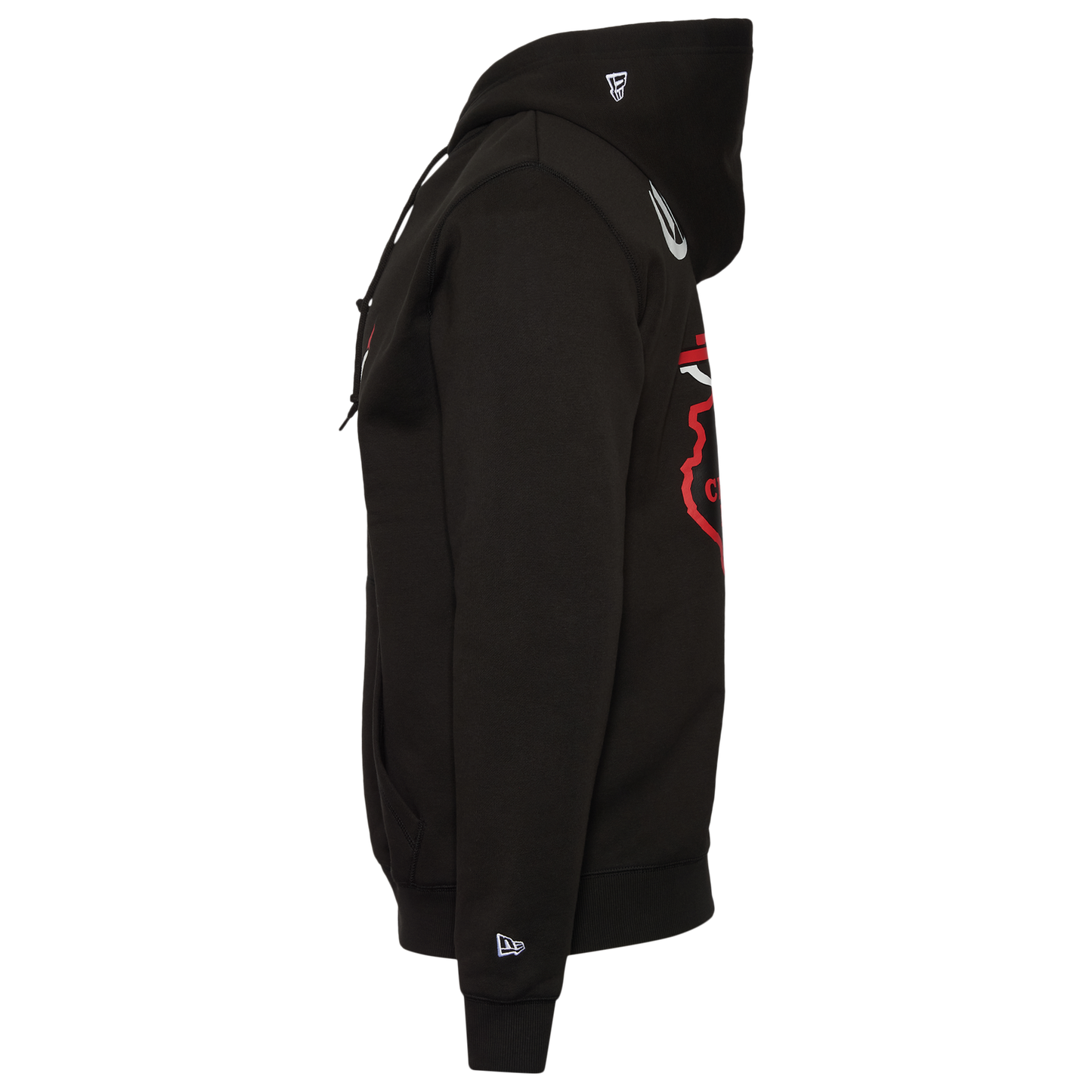New Era Bulls Pullover Hoodie - Men's - Black