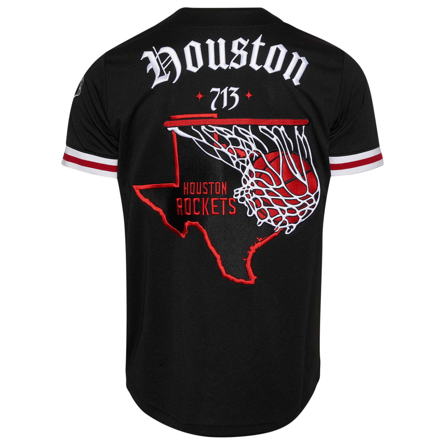 New Era Rockets Custom Jersey - Men's - Black