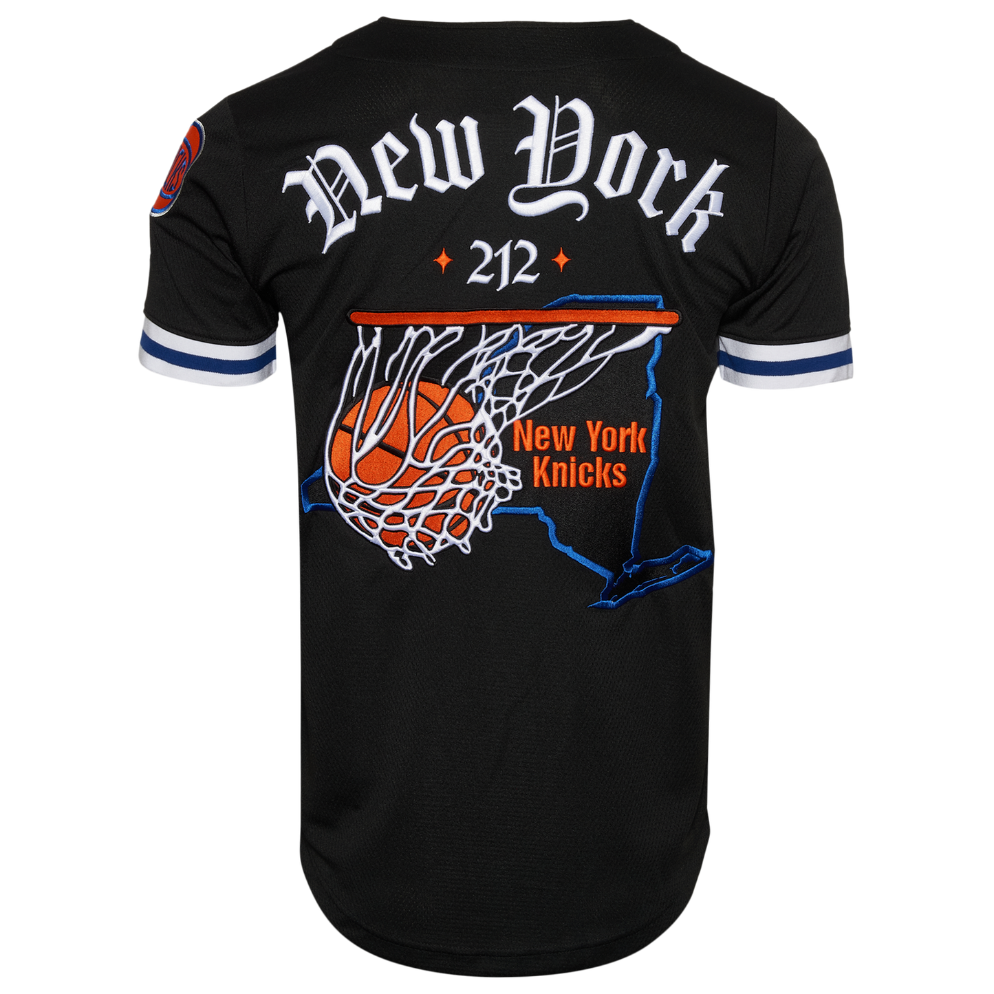 New Era Knicks Custom Jersey - Men's - Black