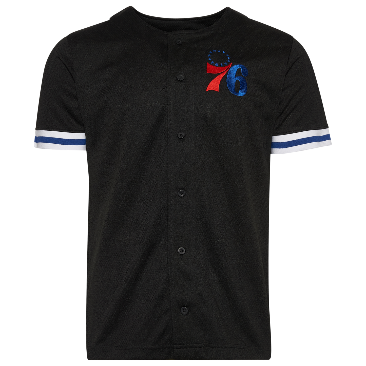 New Era 76ers Custom Jersey - Men's - Black