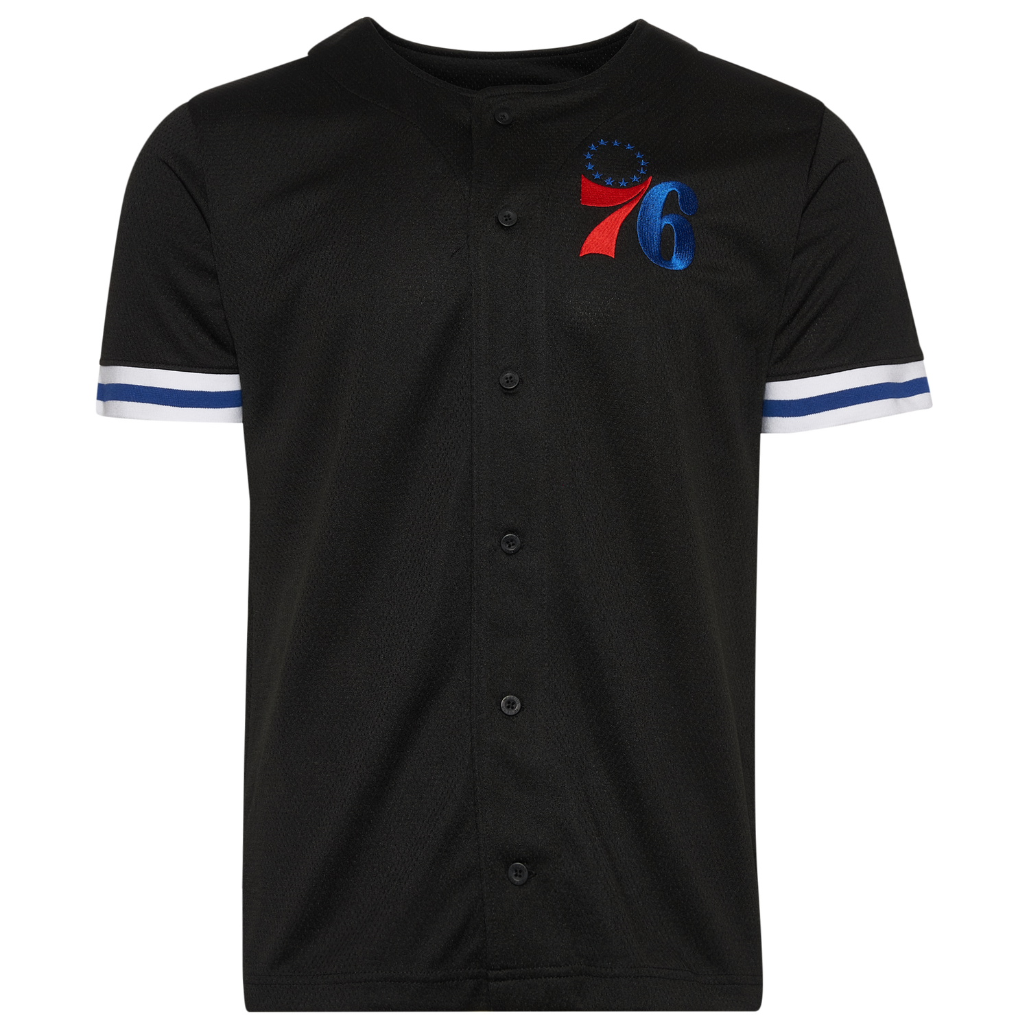 New Era 76ers Custom Jersey - Men's - Black