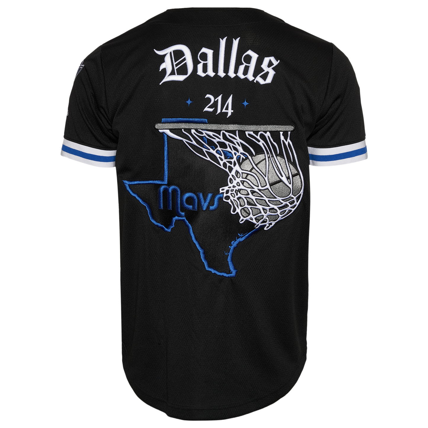 New Era Mavericks Custom Jersey - Men's - Black
