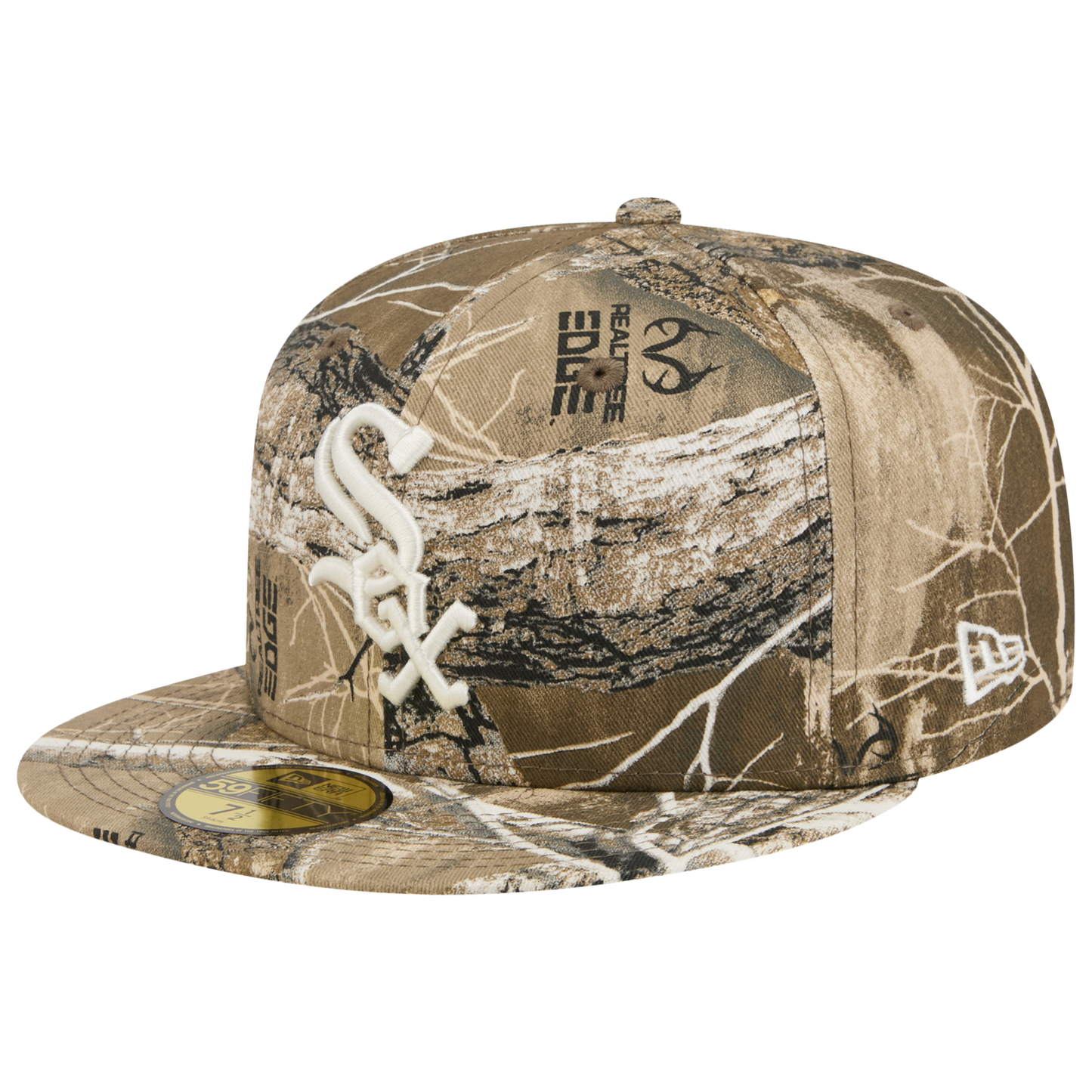 New Era White Sox 59FIFTY Cap - Men's - Real Tree Print/White