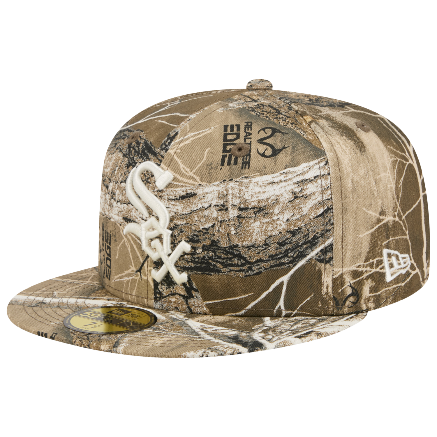 New Era White Sox 59FIFTY Cap - Men's - Real Tree Print/White