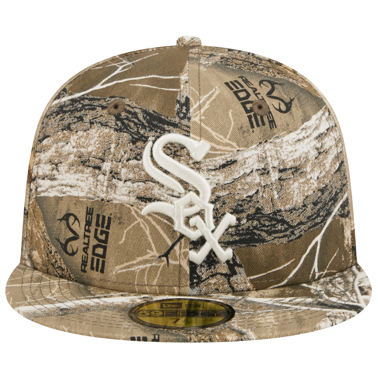New Era White Sox 59FIFTY Cap - Men's - Real Tree Print/White