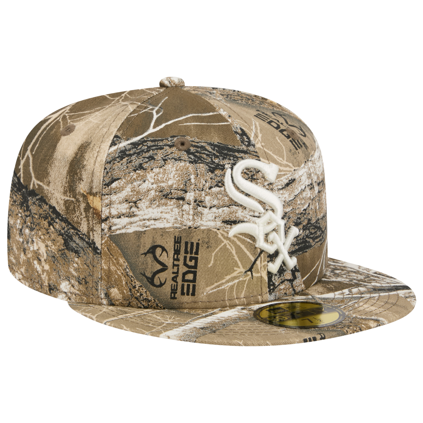 New Era White Sox 59FIFTY Cap - Men's - Real Tree Print/White