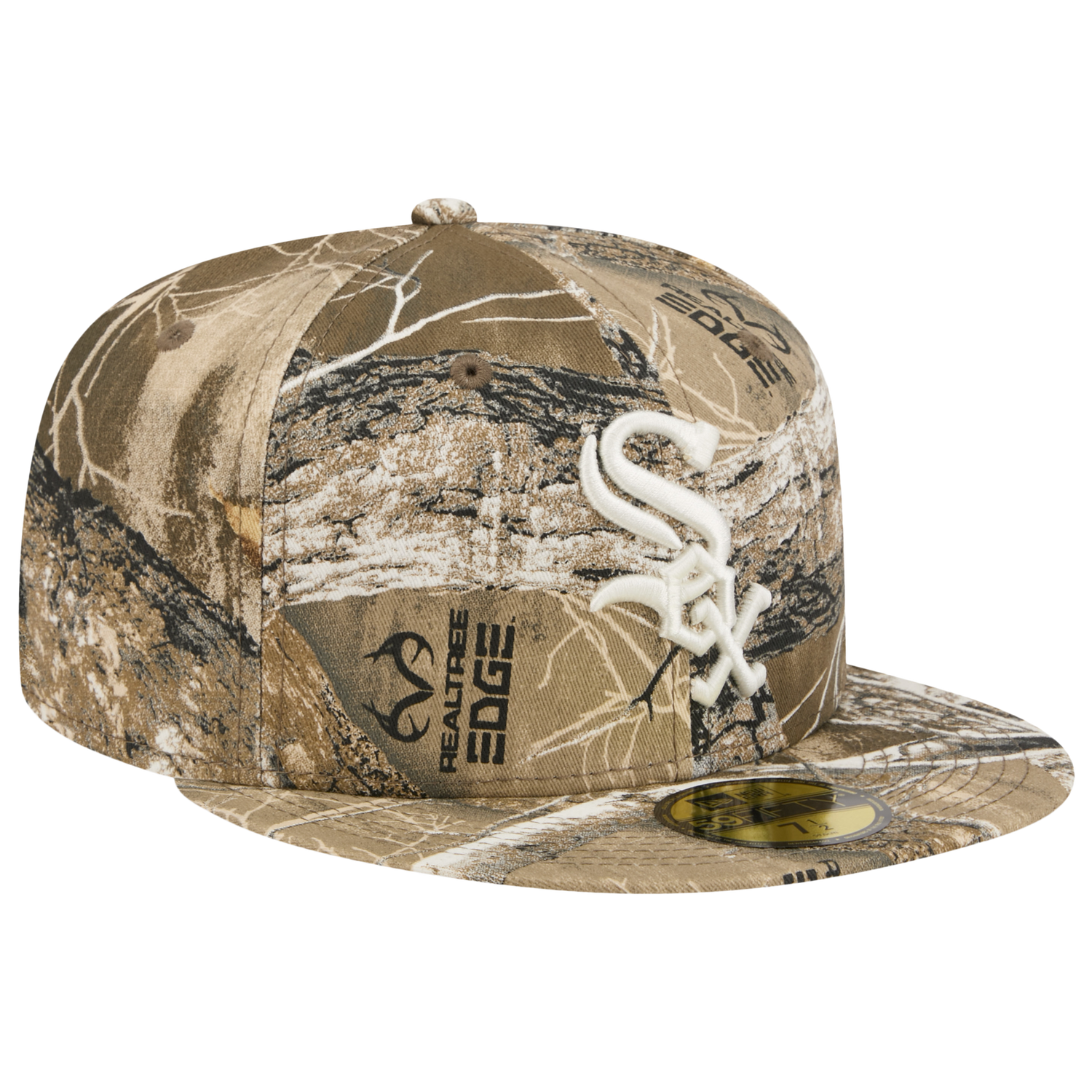 New Era White Sox 59FIFTY Cap - Men's - Real Tree Print/White