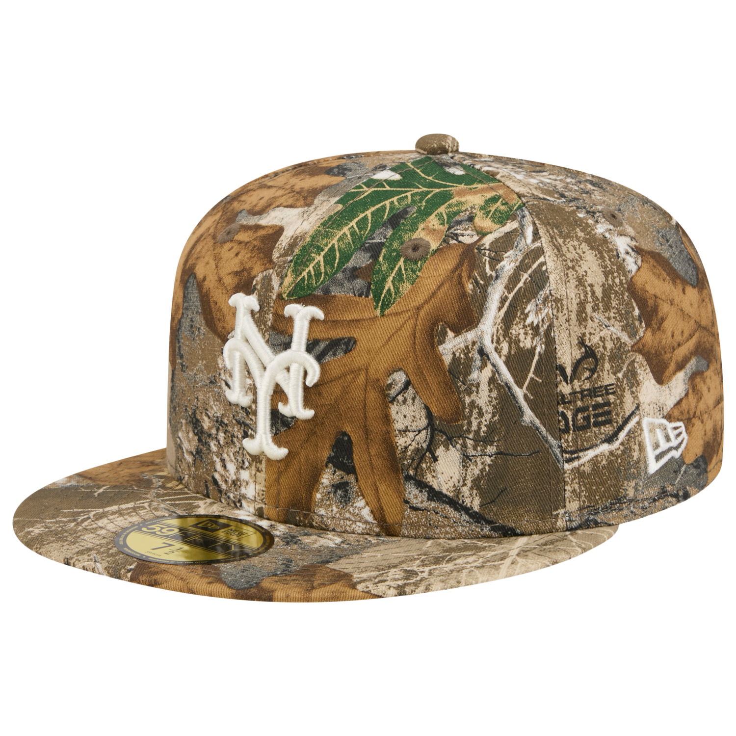 New Era Mets 59FIFTY Cap - Men's - Real Tree Print/White