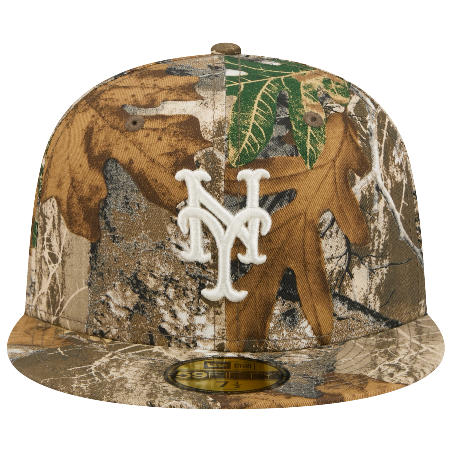 New Era Mets 59FIFTY Cap - Men's - Real Tree Print/White