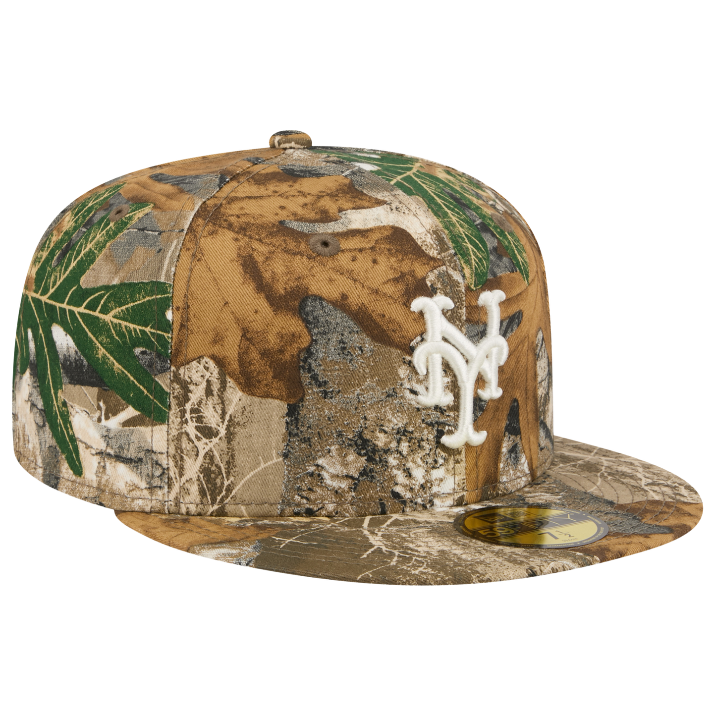New Era Mets 59FIFTY Cap - Men's - Real Tree Print/White