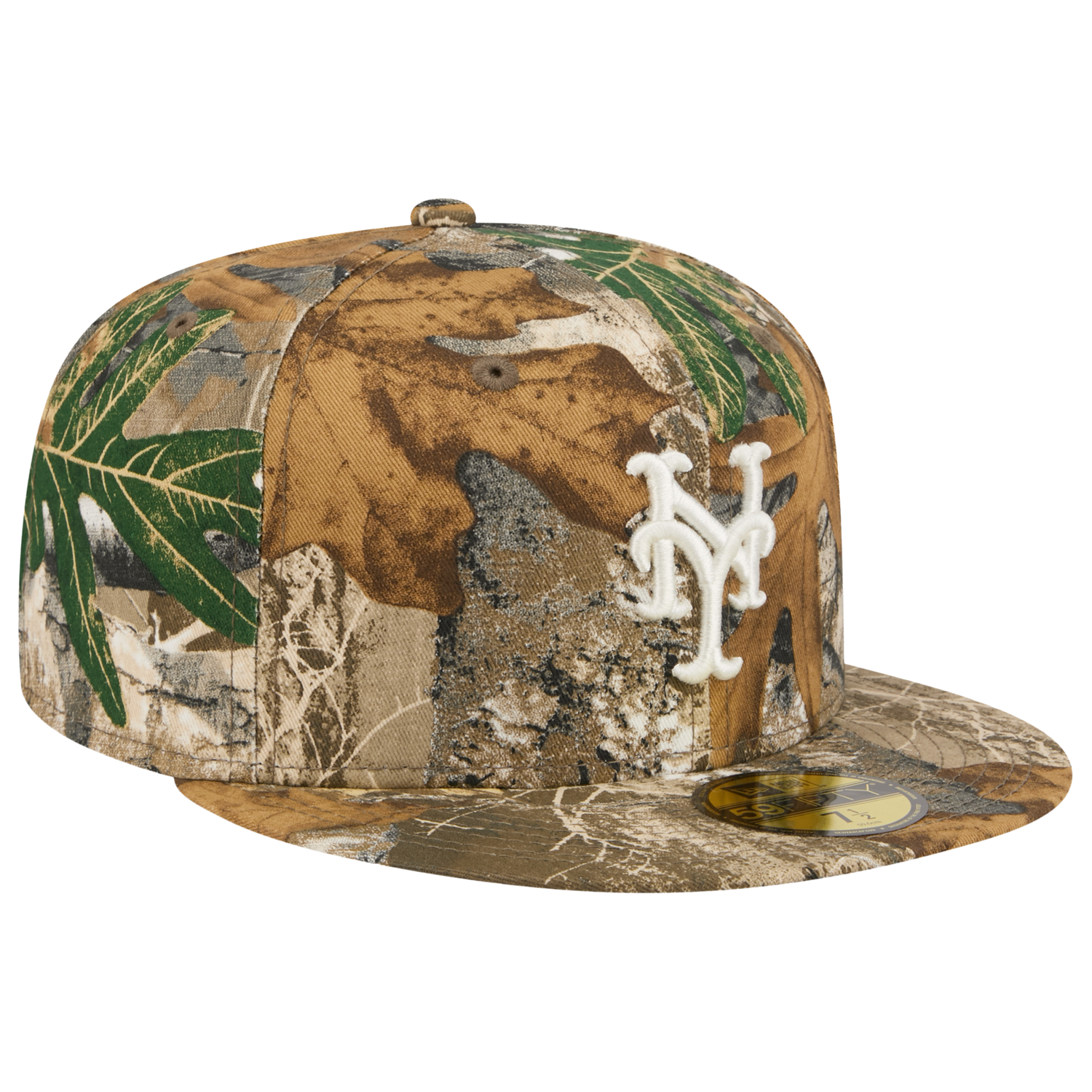 New Era Mets 59FIFTY Cap - Men's - Real Tree Print/White